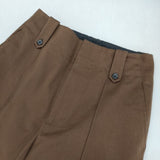 MARGARET HOWELL DRY COTTON TWILL 定価52800円 578-3143003 サイズ2 パンツ 23SS ブラウン レディース マーガレットハウエル【中古】6-0905G∞