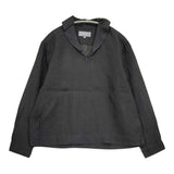 MARGARET HOWELL SHIRTING LINEN SHIRT 578-6153210 リボン付き 定価35200円 ブラウス シャツ 26SS ブラック レディース マーガレットハウエル【中古】6-0616M♪