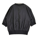 MARGARET HOWELL WASHABLE SILK POPLIN 578-5252500 サイズ1 シルク ブラウス シャツ 25AW ブラック レディース マーガレットハウエル【中古】6-0616S♪