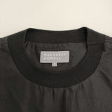 MARGARET HOWELL WASHABLE SILK POPLIN 578-5252500 サイズ1 シルク ブラウス シャツ 25AW ブラック レディース マーガレットハウエル【中古】6-0616S♪