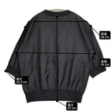 MARGARET HOWELL WASHABLE SILK POPLIN 578-5252500 サイズ1 シルク ブラウス シャツ 25AW ブラック レディース マーガレットハウエル【中古】6-0616S♪
