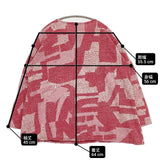 Plantation PL31JJ116 コトットンリネン 製品洗い 長袖Ｔシャツ カットソー ロンＴ レッド ホワイト レディース プランテーション【中古】6-0905M∞