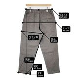 Plantation ウール混 PL93FF657 サイズM ウエストゴム パンツ グレー レディース プランテーション【中古】6-1017T∞