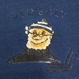 45R/45rpm オールドソルトべタッチプリントの908 45星Tシャツ サイズ3 半袖Ｔシャツ カットソー ブルー レディース フォーティーファイブアールピーエム【中古】6-0616S♪