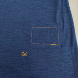 45R/45rpm オールドソルトべタッチプリントの908 45星Tシャツ サイズ3 半袖Ｔシャツ カットソー ブルー レディース フォーティーファイブアールピーエム【中古】6-0616S♪