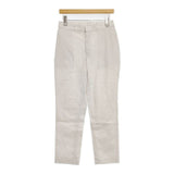 45R/45rpm 綿麻ストレッチスリムPANTS サイズ3 パンツ ライトグレー レディース フォーティーファイブアールピーエム【中古】6-0905M∞