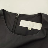 nooy カットワークレース パッチワーク ノースリーブ サイズ1 日本製 ワンピース ブラック レディース ヌーイ【中古】6-0626S♪