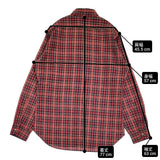 PENDLETON 70年代 USA製 サイズM BD ボタンダウン チェック ウール 長袖シャツ レッド メンズ ペンドルトン【中古】6-0918T♪