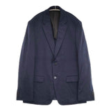 theory ジャージー素材 CLINTON A DENSE KNIT 2 テーラードジャケット ネイビー メンズ セオリー【中古】6-0726M∞