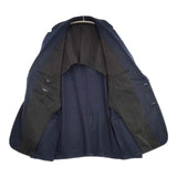 theory ジャージー素材 CLINTON A DENSE KNIT 2 テーラードジャケット ネイビー メンズ セオリー【中古】6-0726M∞