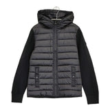 SAVE THE DUCK OZMA HOODED JAMI ニット切替 中綿 サイズ1/S D32372W ジャケット ブラック レディース セーブザダック【中古】6-1009T♪