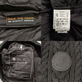 SAVE THE DUCK OZMA HOODED JAMI ニット切替 中綿 サイズ1/S D32372W ジャケット ブラック レディース セーブザダック【中古】6-1009T♪