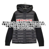 SAVE THE DUCK OZMA HOODED JAMI ニット切替 中綿 サイズ1/S D32372W ジャケット ブラック レディース セーブザダック【中古】6-1009T♪