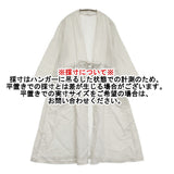 gungendo リネンパレットローブワンピース 定価46200円 里山パレットリネンワッシャー 石見銀山 ワンピース 26SS はいじろ ライトグレー レディース 群言堂【中古】6-0616M♪