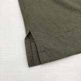 β ロゴキャット刺繍 プルオーバーパーカー サイズ9 半袖 半袖Ｔシャツ カットソー カーキ レディース ベータ【中古】6-0626S♪