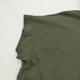 β ロゴキャット刺繍 プルオーバーパーカー サイズ9 半袖 半袖Ｔシャツ カットソー カーキ レディース ベータ【中古】6-0626S♪