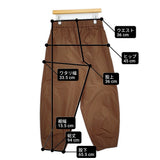 Herno テクノタフタパンツ 定価69300円 サイズ42 ポリエステル イージー パンツ 26SS ブラウン レディース ヘルノ【中古】6-0616G♪