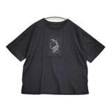 etre relie レモンプリントシャツ 定価12100円 761820 半袖Ｔシャツ カットソー 26SS ブラック レディース エトレリー【中古】6-0616S♪