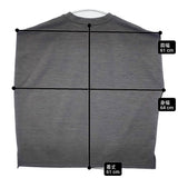 GERRY ノースリーブTシャツ ボックスシルエット サイズM Ｔシャツ カットソー チャコールグレー レディース ジェリー【中古】6-0627S△