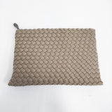 NAGHEDI ナゲティ ST BARTH ミディアムトートバッグ DIP DYE グラデーション 編み込み 定価63800円 26SS ベージュ ブラック レディース【中古】6-0612G♪