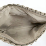 NAGHEDI ナゲティ ST BARTH ミディアムトートバッグ DIP DYE グラデーション 編み込み 定価63800円 26SS ベージュ ブラック レディース【中古】6-0612G♪