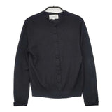 J&M Davidson ウールシルクカシミヤ 592-16551 カーディガン ブラック レディース ジェイアンドエムデヴィッドソン【中古】6-1017T∞