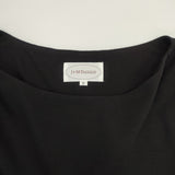 J&M Davidson ボートネック バックタック コットン 日本製 サイズ8 半袖Ｔシャツ カットソー ブラック レディース ジェイアンドエムデヴィッドソン【中古】6-0627S△