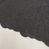 mina perhonen shadow 刺繍 定価110000円 aes3221 36/38 シアー ワンピース 26SS チャコールグレー ブラック レディース ミナペルホネン【中古】6-0616M♪
