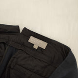 MARGARET HOWELL 578-7143004 COTTON TWILL TROUSERS ワイド パンツ ネイビー レディース マーガレットハウエル【中古】6-0905G∞