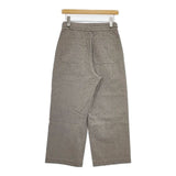MHL. 595-7243502 千鳥格子 タック CHEF CHECK COTTON WOOL TROUSERS パンツ ブラック ベージュ レディース エムエイチエル【中古】6-0905G∞