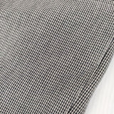 MHL. 595-7243502 千鳥格子 タック CHEF CHECK COTTON WOOL TROUSERS パンツ ブラック ベージュ レディース エムエイチエル【中古】6-0905G∞