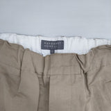 MARGARET HOWELL LINEN COTTON TWILL 578-5143006 サイズ0 イージー パンツ 25SS ベージュ レディース マーガレットハウエル【中古】6-0912M∞