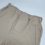 MARGARET HOWELL LINEN COTTON TWILL 578-5143006 サイズ0 イージー パンツ 25SS ベージュ レディース マーガレットハウエル【中古】6-0912M∞