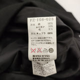 Yohji Yamamoto コットンレーヨンサイドポケット ロングジャケット テーラードジャケット ブラック レディース ヨウジヤマモト【中古】6-1009T♪