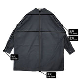 mizuiro-ind コットン シャツワンピ 日本製 比翼ボタン チュニック ブラック レディース ミズイロインド【中古】6-0822M∞