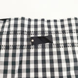 ebagos 21SS ギンガムチェック かぶせ コットン その他雑貨 クロ シロ レディース エバゴス【中古】6-0607G◎