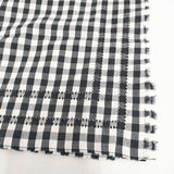 ebagos 21SS ギンガムチェック かぶせ コットン その他雑貨 クロ シロ レディース エバゴス【中古】6-0607G◎