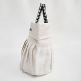 R&D.M.Co- chef hat bag シェフハットバッグ HUNGRY 定価31900円 リネン トートバッグ キナリ オフホワイト レディース オールドマンズテーラー【中古】6-0626G♪