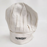 R&D.M.Co- chef hat bag シェフハットバッグ HUNGRY 定価31900円 リネン トートバッグ キナリ オフホワイト レディース オールドマンズテーラー【中古】6-0626G♪