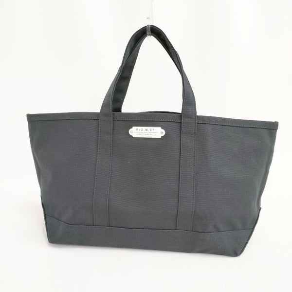 未使用 R&D.M.Co- オールドマンズテーラー バッグ トートバッグ 琺瑯 R&D.M.Co- キャンバス トート 琺瑯プレート トートバッグ ブラック