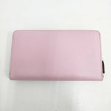 J&M Davidson 美品 ジップウォレット 財布 長財布 ピンク レディース ジェイアンドエムデヴィッドソン【中古】6-0615G◎