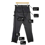 THE NORTH FACE Training Rib Pant NB62285 サイズL ナイロンストレッチ パンツ ブラック メンズ ザノースフェイス【中古】6-0726G∞