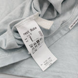 nest Robe 【UpcycleLino】天然染め天竺ラッフルTee 01242-1043 コットンリネン 半袖Ｔシャツ カットソー ライトブルー レディース ネストローブ【中古】6-0707S♪