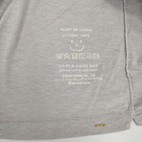 45R/45rpm ビッグTシャツ ワイドシルエット 長袖Ｔシャツ カットソー ロンＴ グレー レディース フォーティーファイブアールピーエム【中古】6-0727M∞