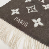 LOUIS VUITTON 未使用 レイキャビック グラディエント M73675 定価166100円 カシミヤ100％ モノグラム マフラー ベージュ レディース ルイ・ヴィトン【中古】6-0904T♪