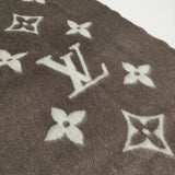 LOUIS VUITTON 未使用 レイキャビック グラディエント M73675 定価166100円 カシミヤ100％ モノグラム マフラー ベージュ レディース ルイ・ヴィトン【中古】6-0904T♪