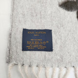 LOUIS VUITTON 未使用 レイキャビック グラディエント M73675 定価166100円 カシミヤ100％ モノグラム マフラー ベージュ レディース ルイ・ヴィトン【中古】6-0904T♪