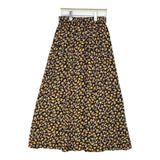 THE SHINZONE Bshop別注 DAISY SKIRT 定価30800円 24MMSSK07 花柄 ロングスカート イエロー ブラック レディース シンゾーン【中古】6-0912M∞