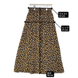 THE SHINZONE Bshop別注 DAISY SKIRT 定価30800円 24MMSSK07 花柄 ロングスカート イエロー ブラック レディース シンゾーン【中古】6-0912M∞