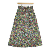 THE SHINZONE FLASHY FLOWER SKIRT 定価30800円 23MMSSK01 花柄 ロングスカート マルチカラー レディース シンゾーン【中古】6-0912M∞